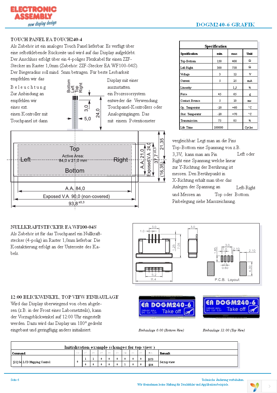 EA LED94X40-W Page 6